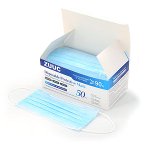 Disposable 3-Ply Protective Face Mask for Personal Health (50 PCS)